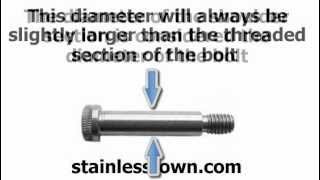 How to measure a shoulder or stripper bolt