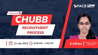 Chubb Recruitment Process  | FACE Prep Placement Training Webinar #27
