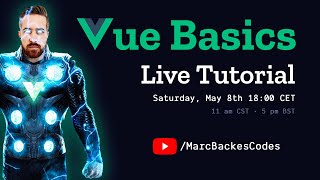 Vue.js Basics - LIVE Coding Tutorial 🔴