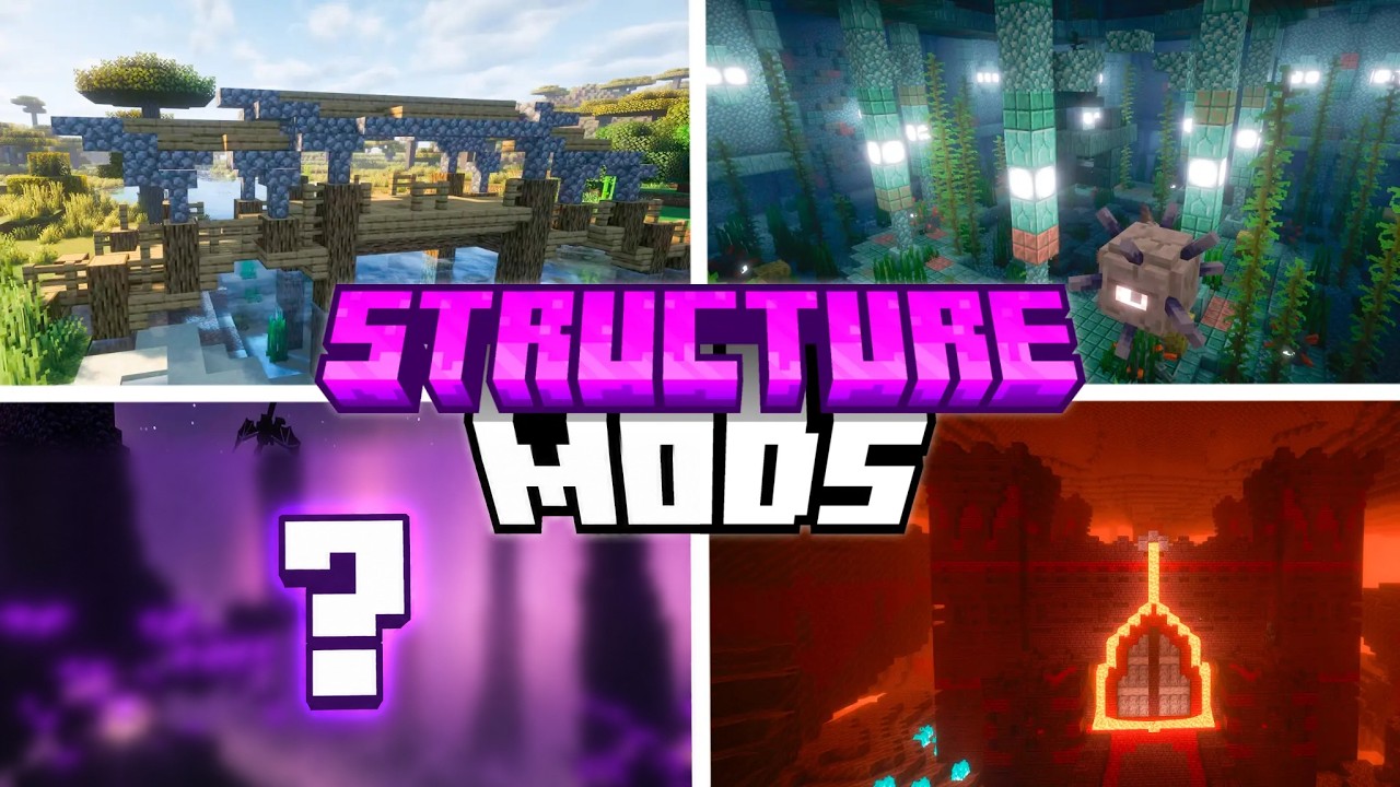 TOP 13 Structure Mods for Minecraft 26.1.2 (YUNG’s Mods Showcase) - YouTube