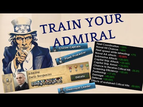 Get OP Admirals! - How navy REALLY works in Hoi4 - Naval Tutorial