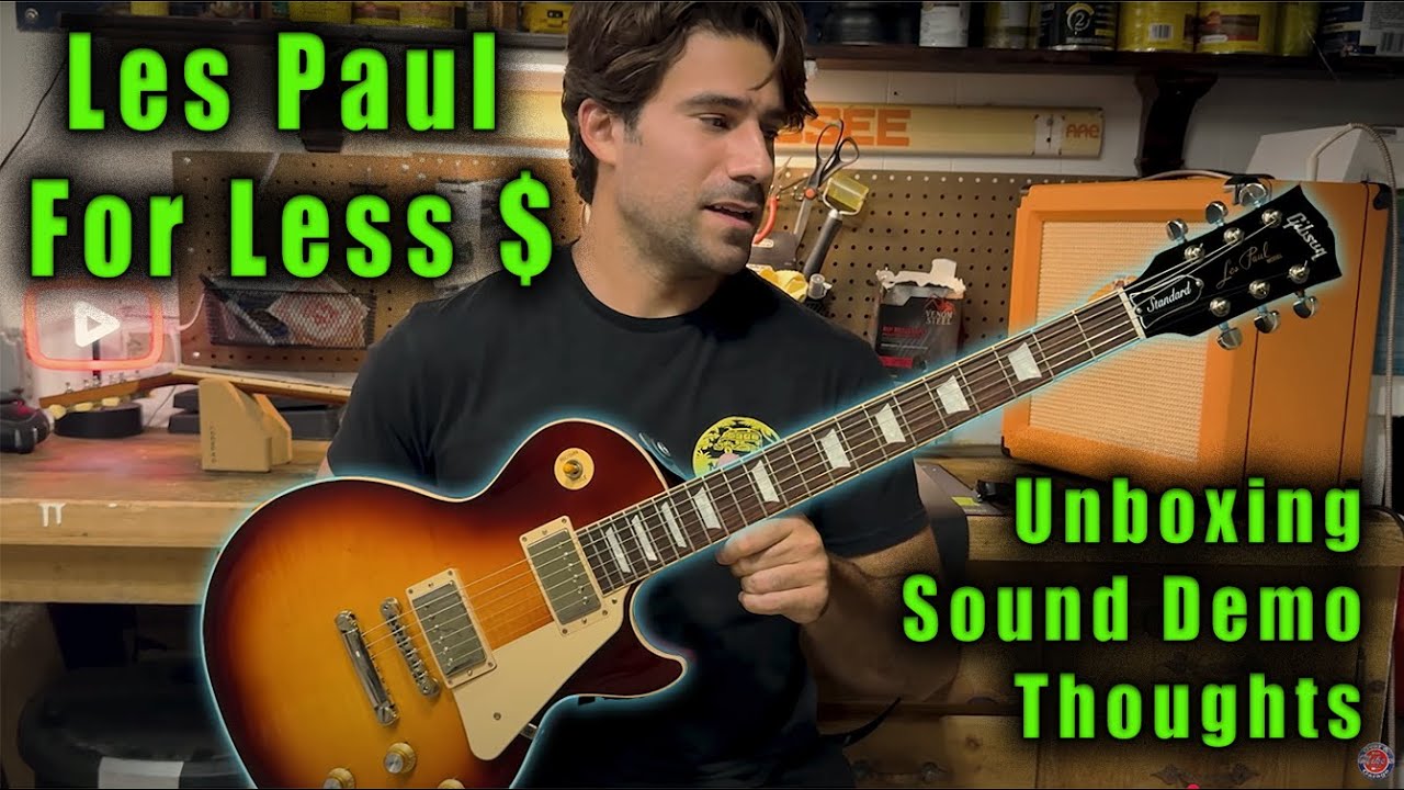 Gibson Les Paul 60s Standard Bourbon Burst | Unboxing | Play