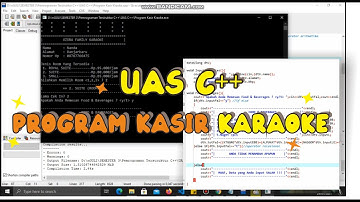 UAS PEMROGRAMAN TERSTRUKTUR C++ - Membuat Program Kasir Karaoke
