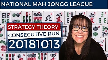 National Mah Jongg League Strategy Theory Consecutive Run 20181013