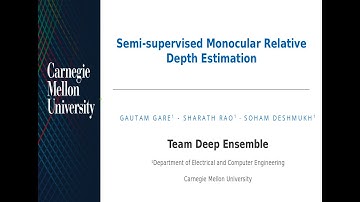 Semi-supervised Monocular Relative Depth Estimation