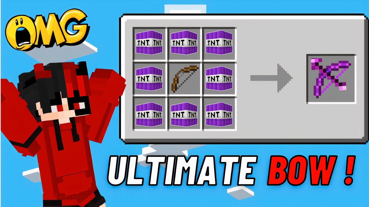 Minecraft But I Make The Most illegal Bow in This Server 💥 - YouTube