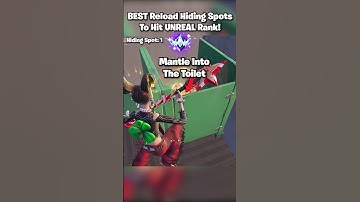 BEST Reload Hiding Spots To Reach UNREAL 💀 #shorts #fortnite