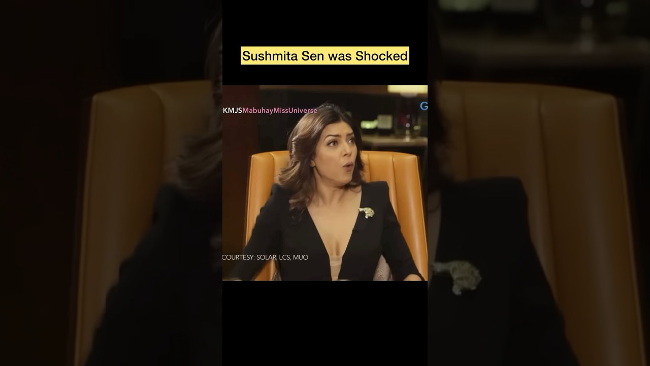 Sushmita Sen got shocked to see Sushmita Sens of Philippines 😱