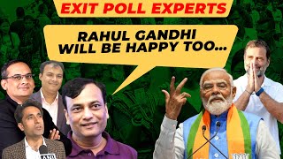 Exit Poll Experts LIVE | Credibility of Exit Poll | Rahul Gandhi | Axis My India |C Voter | CNX |BJP