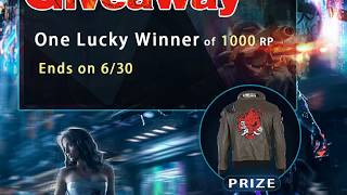 Cyberpunk 2077 male Samurai Jacket Giveaway(1winner)