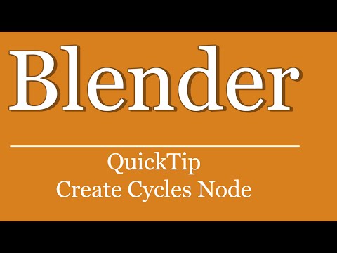 QuickTip #174 - Blender Python Scripting Tutorial - Create Cycles Node and Link