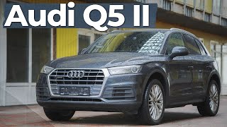 Audi Q5 Quattro II 2,0TDI / АКПП / 2017 короткий авто обзор