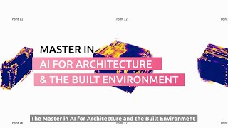 Master in AI for Architecture & the Built Environment