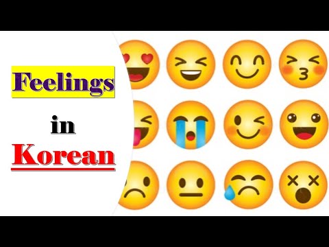 Feelings in Korean 😄😭😱😍🤬🇰🇷