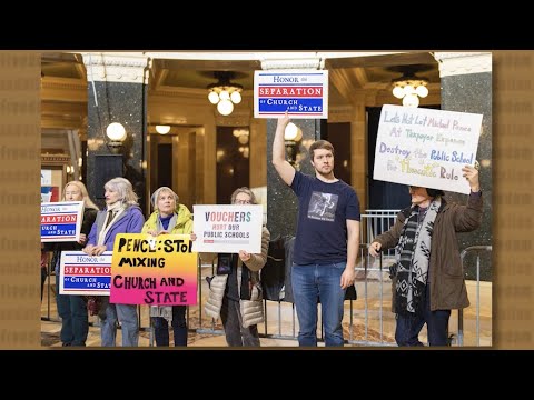 Picketing Pence Over Religious Vouchers