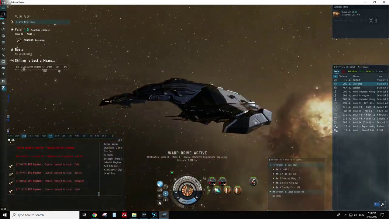 EVE Online Market 4400 Triglavian Surveys selloff 2020.03.17 YouTube