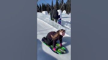 Fairbanks, Alaska Ice Park! This is Spring for Us! Keep Your Facejacket On!
