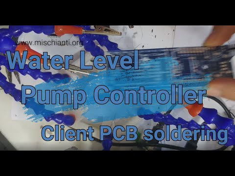 Wireless LoRa Remote Water Tank Level and pump controller (esp8266): Client PCB soldering