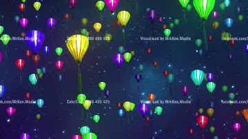Visual Led Tết - Video Background Tết - Lồng Đèn Hội An - Đa Sắc Đổi Màu - Nhỏ