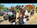 RC TRUCK RAMP TRICKS!