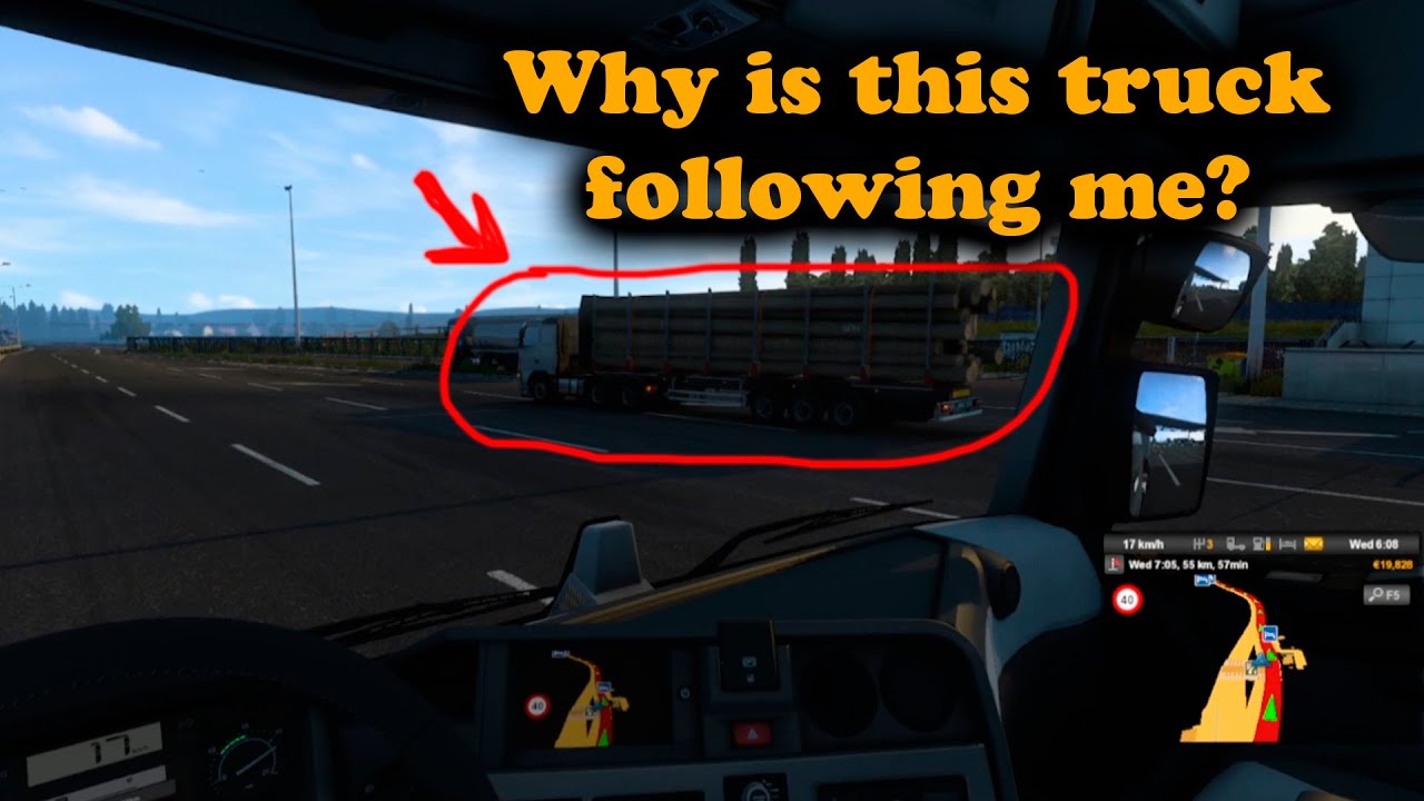 Why Is This Truck Following Me? | Euro Truck Simulator 2 game - YouTube
