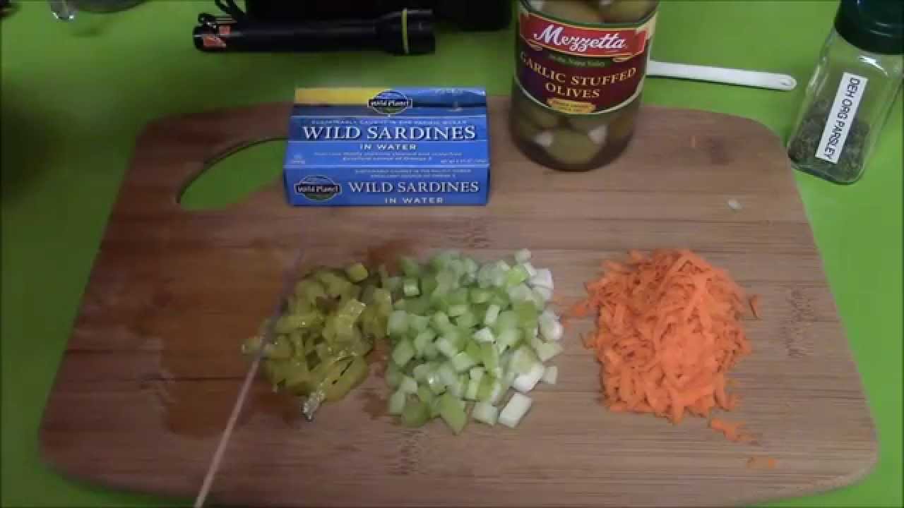 How to Make Sardine Dip with Veggies YouTube
