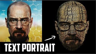 How To Create Text Portrait In CorelDRAW - Ahsan Sabri