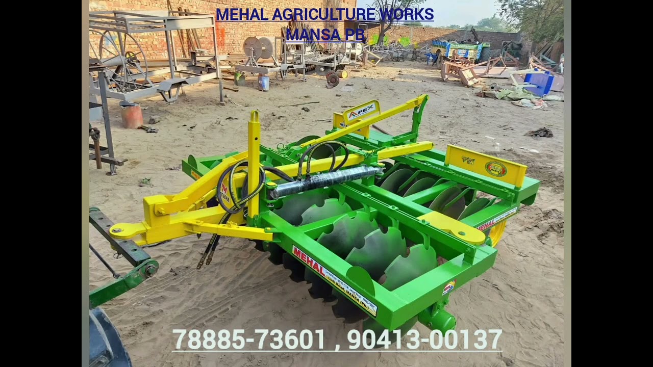 Hydraulic Harrow Mansa Punjab #mehalimplements#harrow#mansa#punjab 99152-72746