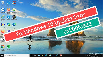 Fix Windows 10 Update Error 0x800f0922