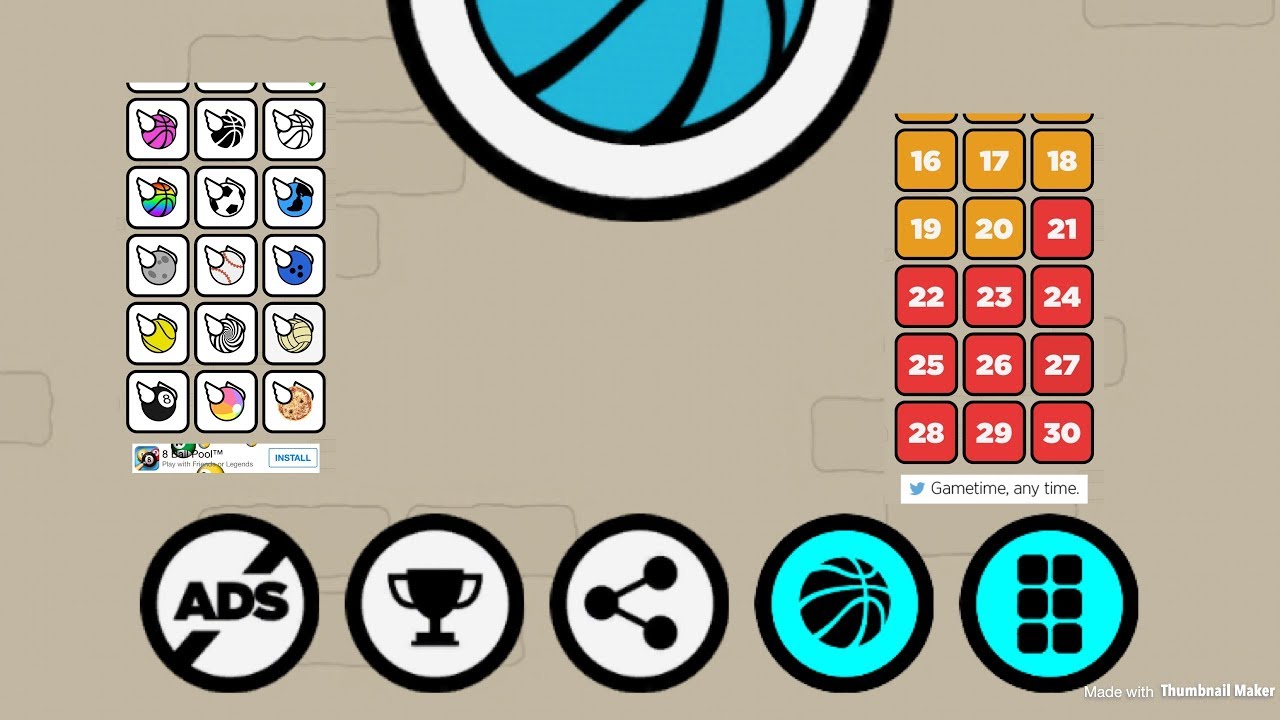 Flappy Dunk unlocking all skins and beating all the Challenges - YouTube