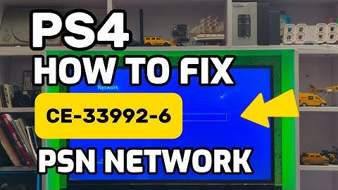 How to Fix PS4 error CE-33992-6 Internet Connection test Error