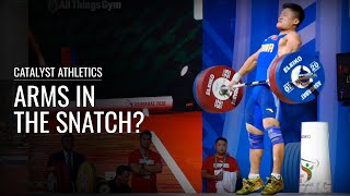 What Do the Arms Do in the Snatch? | Olympic Weightlifting Technique screenshot 5