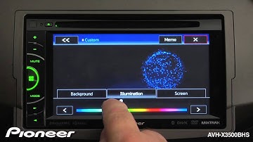 How To - AVH-X3500BHS - Custom Illumination