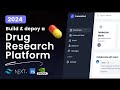Build and Deploy A Drug Research Platform with Next.js14 ,Typescript, Tailwind & NVIDIA AI Models