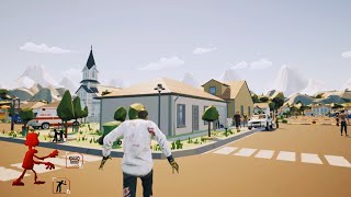 HOW BIG IS THE MAP in Town Fall Zombie? Run Across the Map @HowBigistheMap