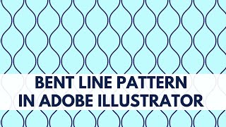 Illustrator - Curve Line Pattern - Seamless retro repeat design