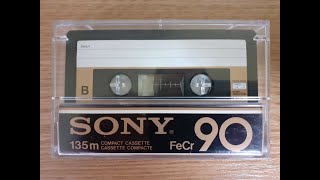 Sony Fecr 90 1978 #Аудиокассета
