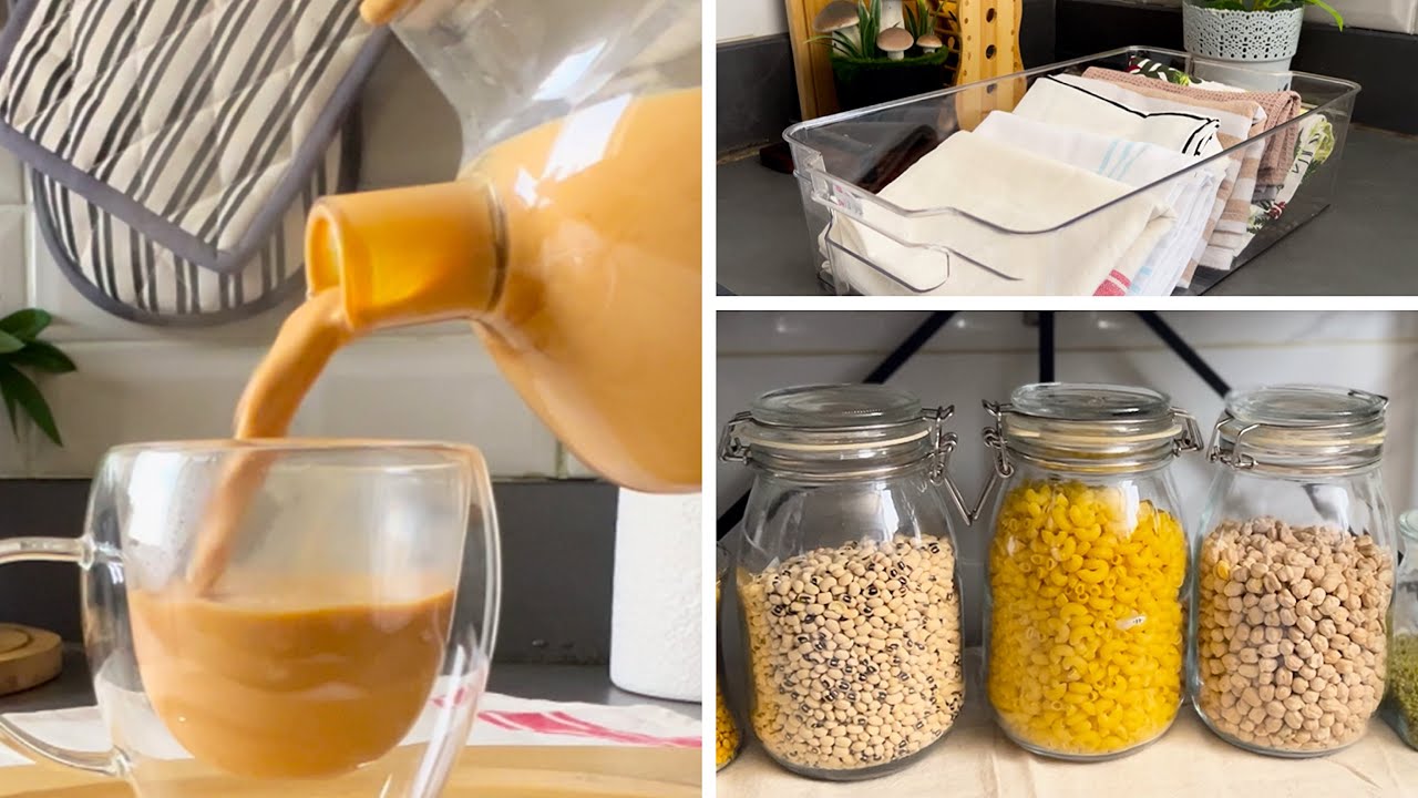 ⭐ Silent Kitchen Reset | Cozy Organizing, Tea Time & Deep Cleaning