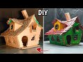 How to make Witch House Using Cardboard // House Tutorial // DIY Witch House Using Cardboard