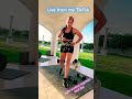 Live from TikTok #workout #renegaderows // got to love it #modelsquad #flow #livestream #tiktok