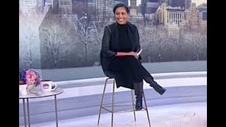 Sheinelle Jones in black boots - 4-Mar-2021