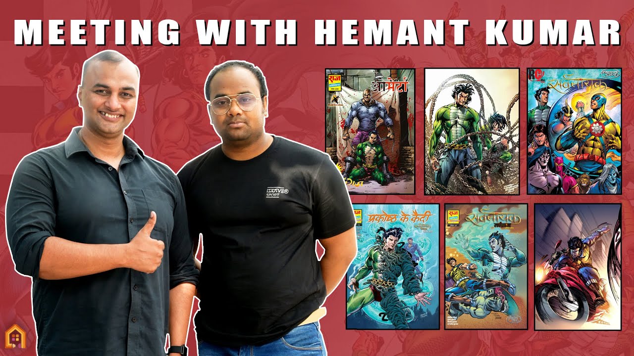 Meeting with Hemant Kumar | Indian Comic Book artist #rajcomics # ...