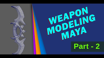 Dagger Prop Weapon Modeling Tutorial for Beginners in Maya Part - 2