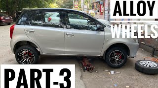 Part-3 liva alloy wheels installed bamb lag rahi hai gaddi