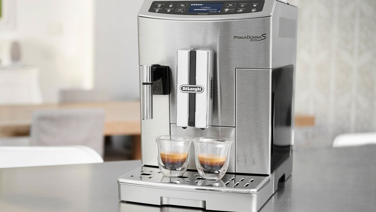 De'Longhi PrimaDonna S EVO - Cafetera Automática Controlable desde  Smartphone, Espresso y Cappuccino - YouTube