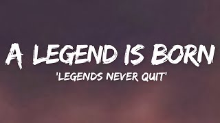 WHEN A LEGEND IS BORN ⚡🔥 | Epic Motivational Anthem | Official Audio | Lyrics