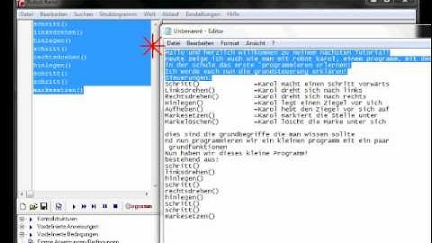 Robot Karol Tutorial (1)