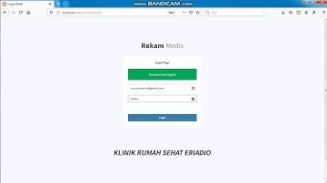 Demo Aplikasi Rekam Medis Berbasis Web