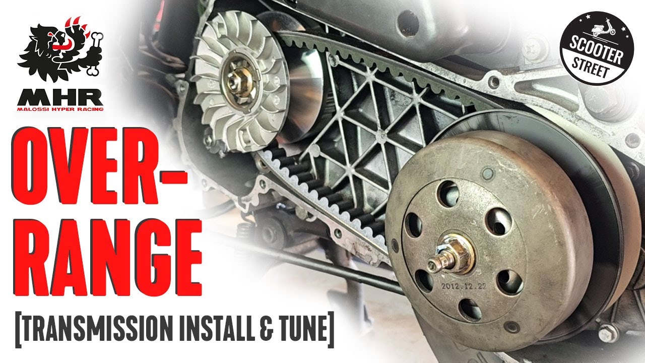 Installing & Tuning MHR Overrange Transmission Kit on Piaggio Zip | Full Guide & Performance Test