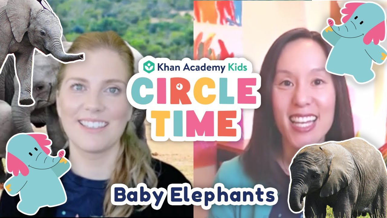 Elephant Animal Facts | Workout for Kids with Coach Kelli | Circle Time with Khan Academy Kids